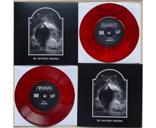Astrodeath/Mountain Wizard Death Cult - The Wretched Invasion Tour 7"