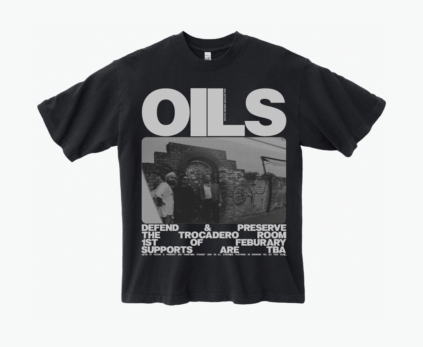 OILS - Defend & Preserve Black Tee