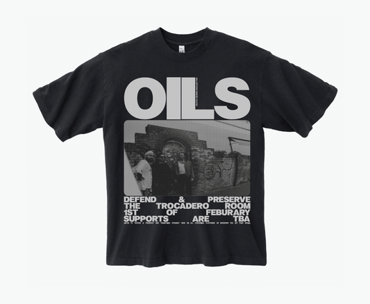 OILS - Defend & Preserve Black Tee