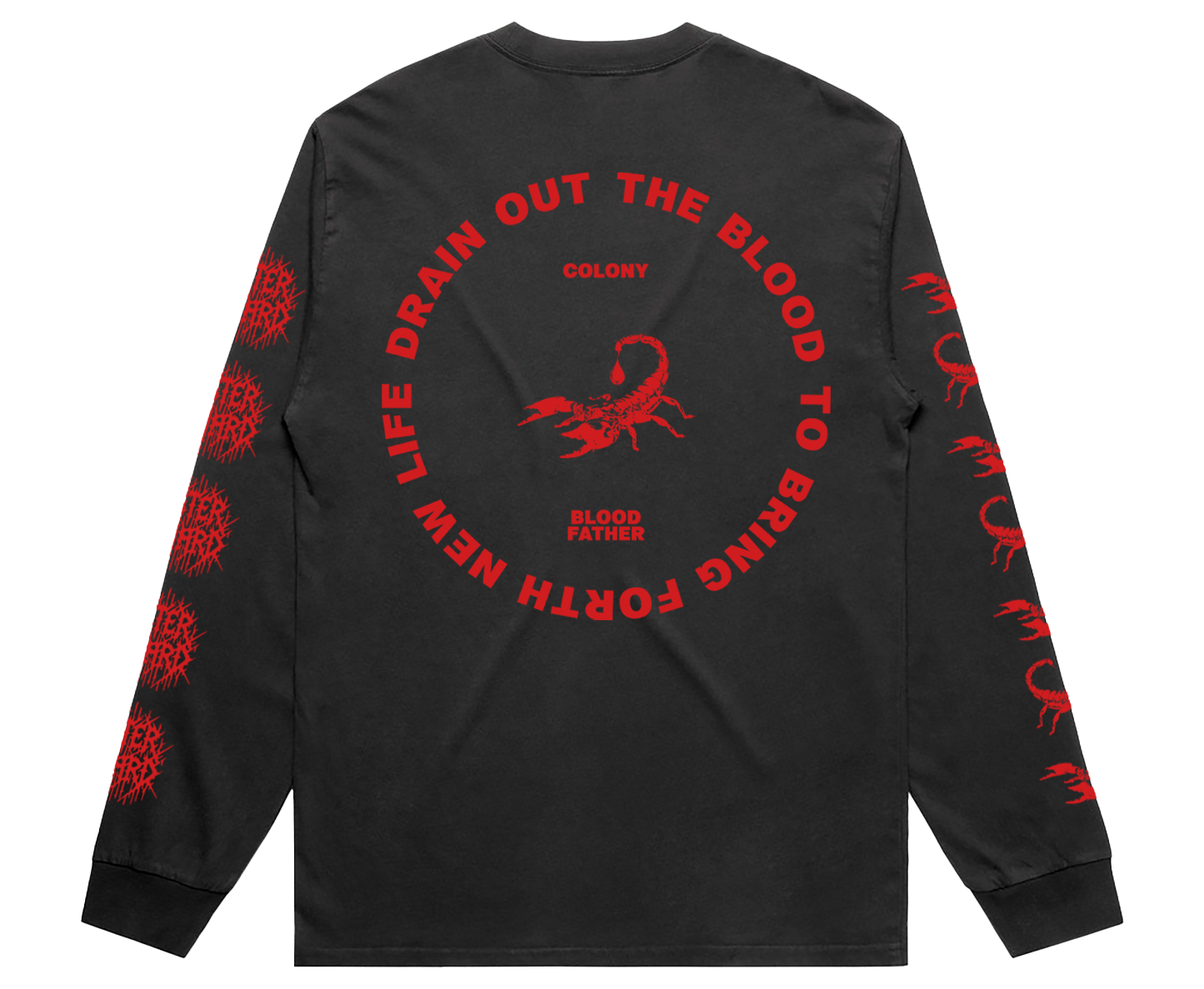MASTER LEONARD - COLONY // BLOODFATHER LONGSLEEVE BLACK